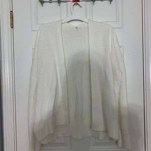 White cardigan